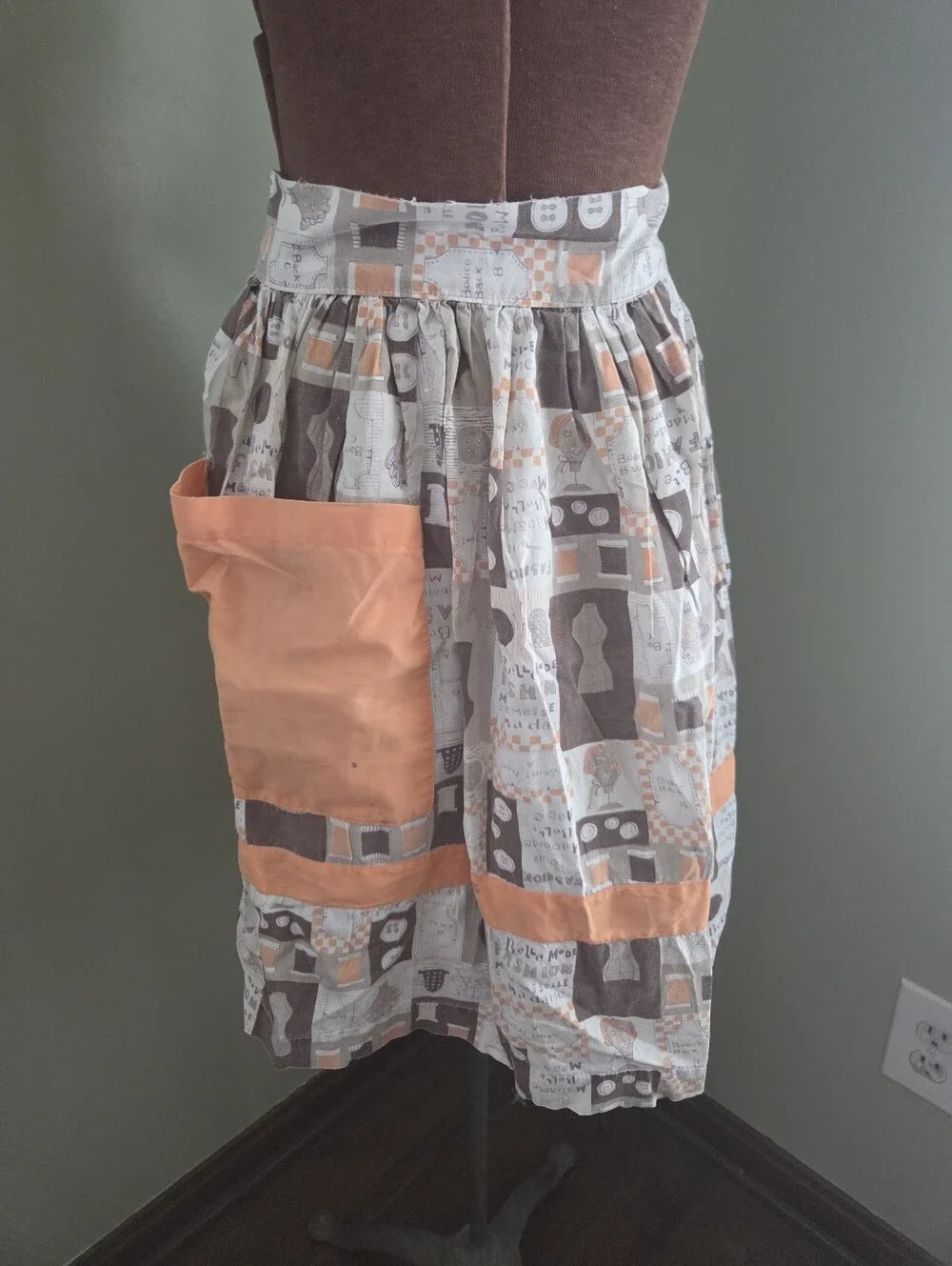 Vintage Handmade Short Apron 20